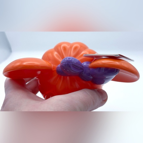 Minnie Mouse Mini Light Up Jack O Lantern Pumpkin Plastic Disney Halloween - Picture 6 of 9